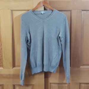 Uniqlo Tan Cashmere V-Neck Sweater